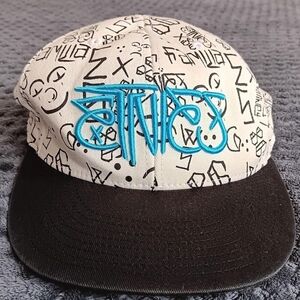 90s Y2K Vintage Etnies Graffiti Skate Hat New Era Cap Embroidered Streetwear